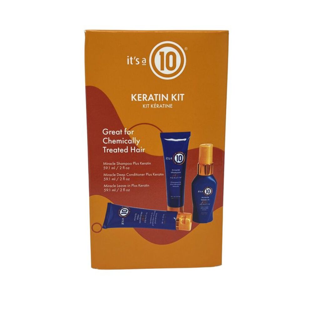 It's a 10 Keratin Kit Travel Keratin Shampoo, Leave In, Conditioner 2 oz EACH